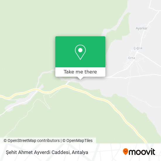 Şehit Ahmet Ayverdi Caddesi map