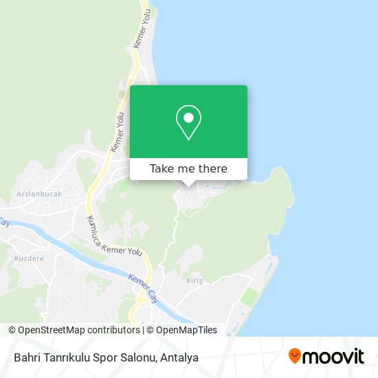 Bahri Tanrıkulu Spor Salonu map