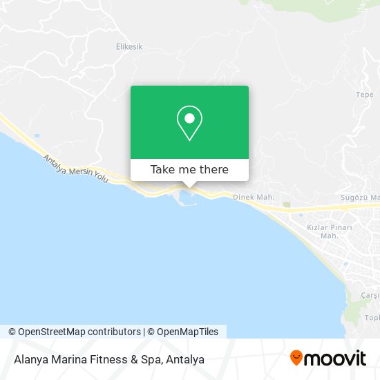 Alanya Marina Fitness & Spa map