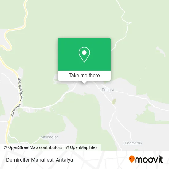 Demirciler Mahallesi map
