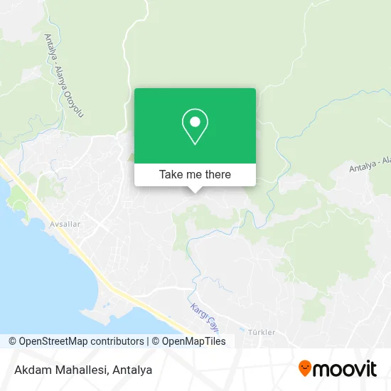 Akdam Mahallesi map