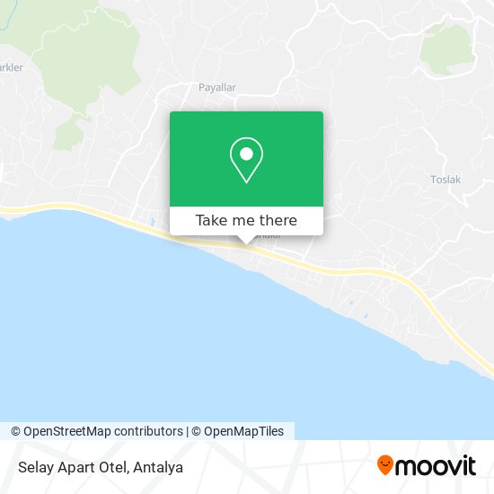 Selay Apart Otel map