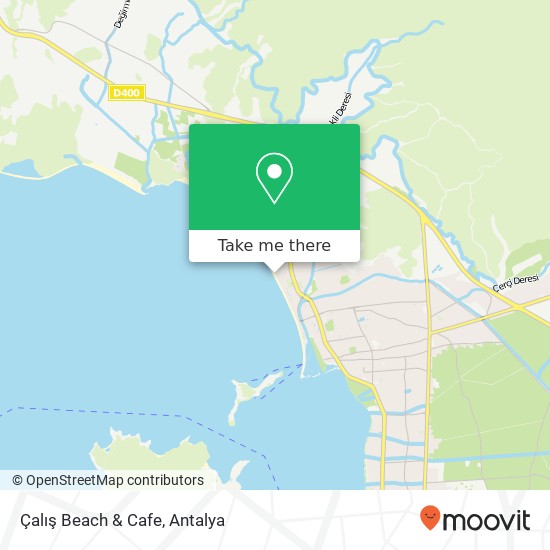 Çalış Beach & Cafe map