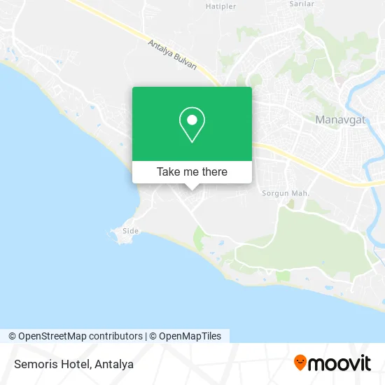 Semoris Hotel map