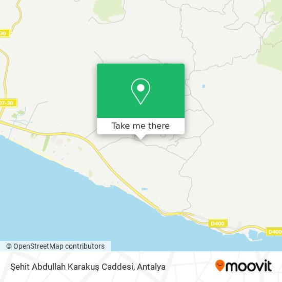 Şehit Abdullah Karakuş Caddesi map