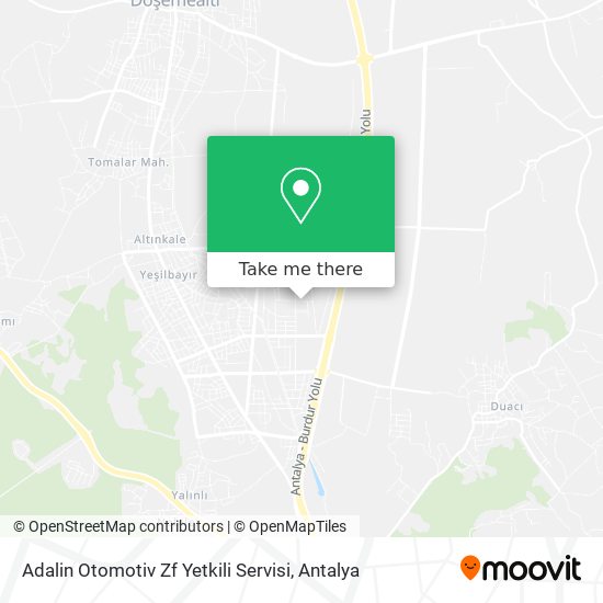 Adalin Otomotiv Zf Yetkili Servisi map