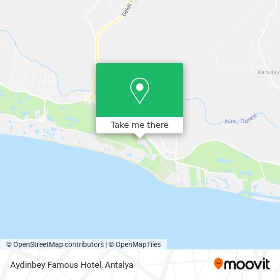 Aydinbey Famous Hotel map