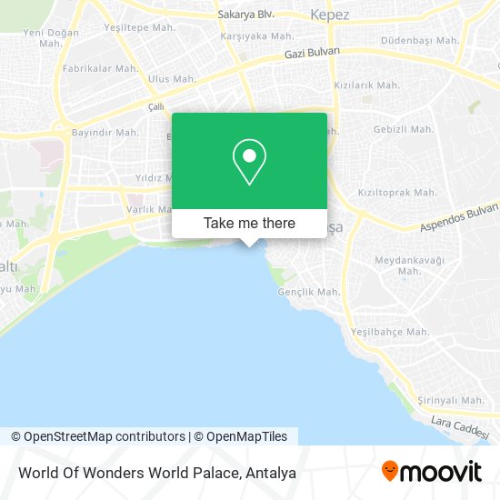 World Of Wonders World Palace map