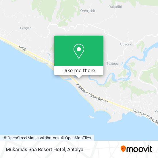 Mukarnas Spa Resort Hotel map