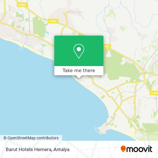 Barut Hotels Hemera map