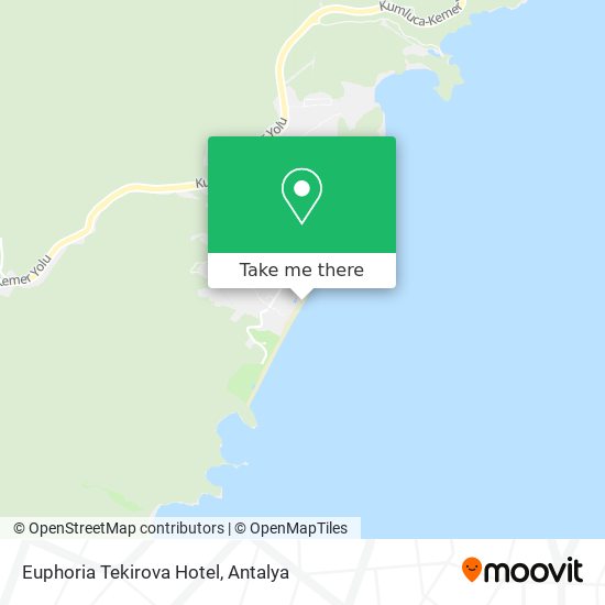 Euphoria Tekirova Hotel map