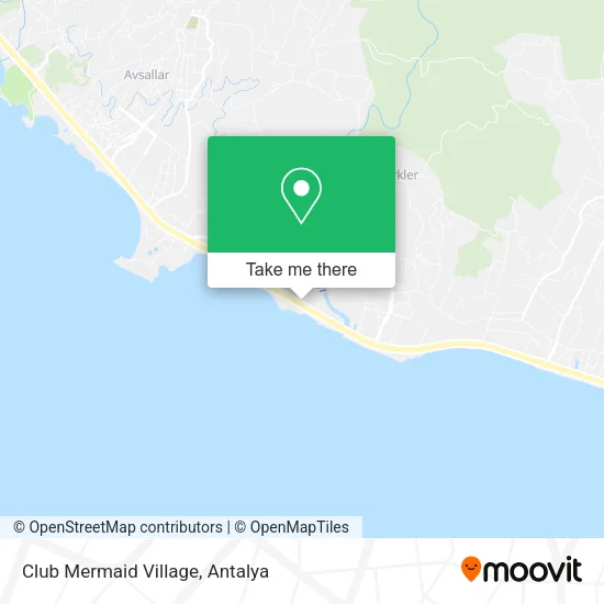 Club Mermaid Village map