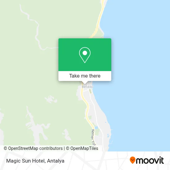Magic Sun Hotel map