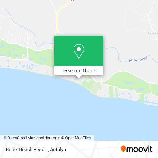 Belek Beach Resort map