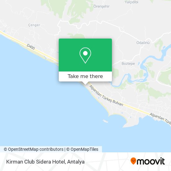 Kirman Club Sidera Hotel map