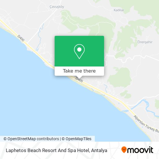 Laphetos Beach Resort And Spa Hotel map