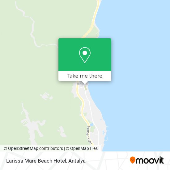 Larissa Mare Beach Hotel map