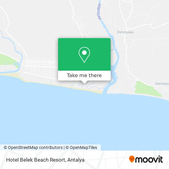 Hotel Belek Beach Resort map