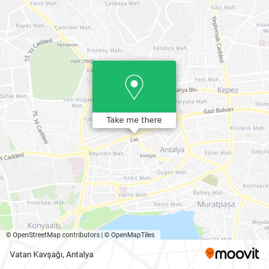 Vatan Kavşağı map