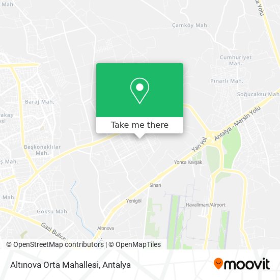 Altınova Orta Mahallesi map