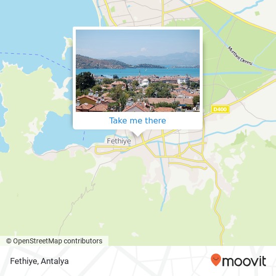 Fethiye map