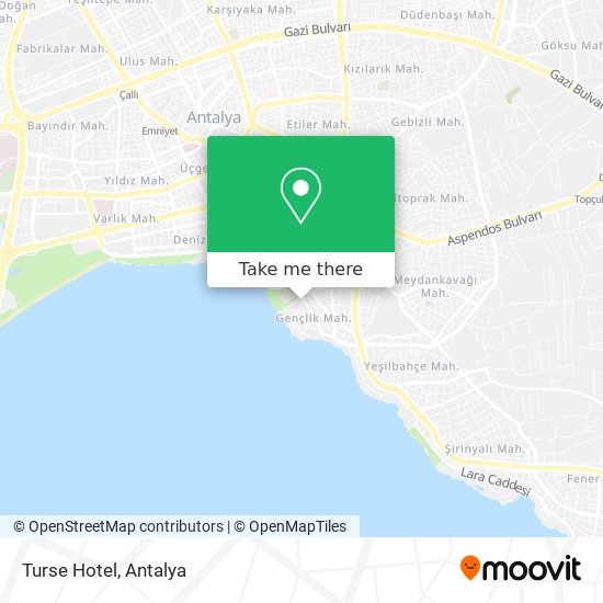 Turse Hotel map