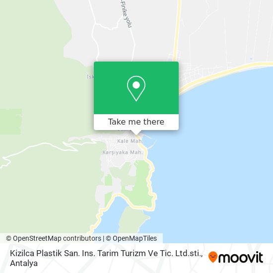 Kizilca Plastik San. Ins. Tarim Turizm Ve Tic. Ltd.sti. map