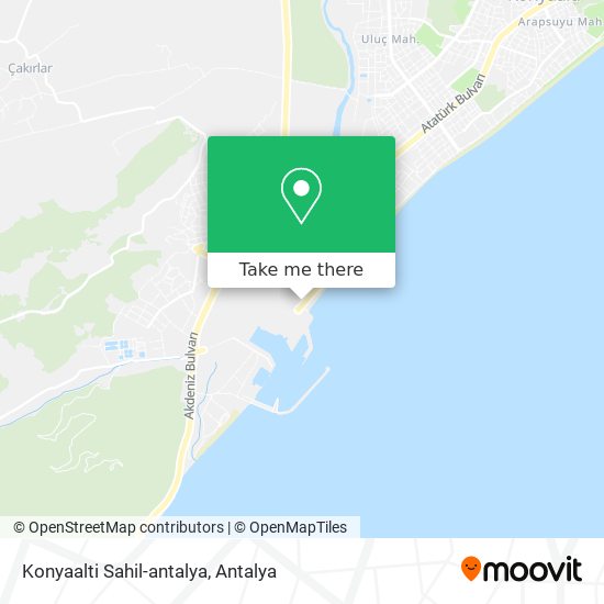 Konyaalti Sahil-antalya map