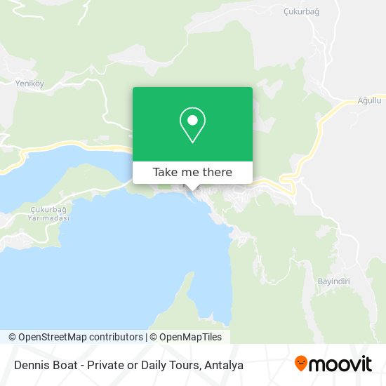 Dennis Boat - Private or Daily Tours map