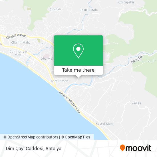 Dim Çayı Caddesi map