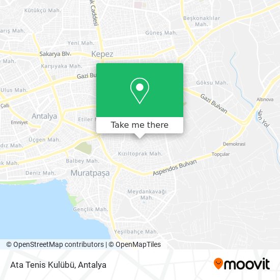 Ata Tenis Kulübü map