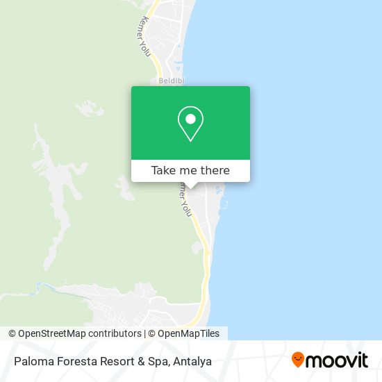 Paloma Foresta Resort & Spa map