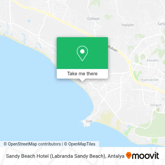 Sandy Beach Hotel (Labranda Sandy Beach) map