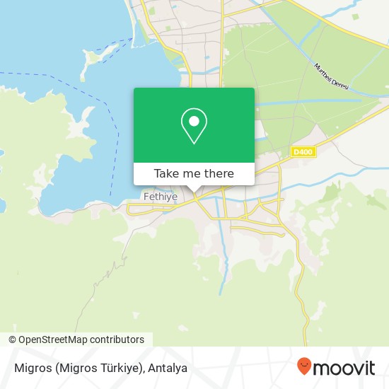 Migros (Migros Türkiye) map