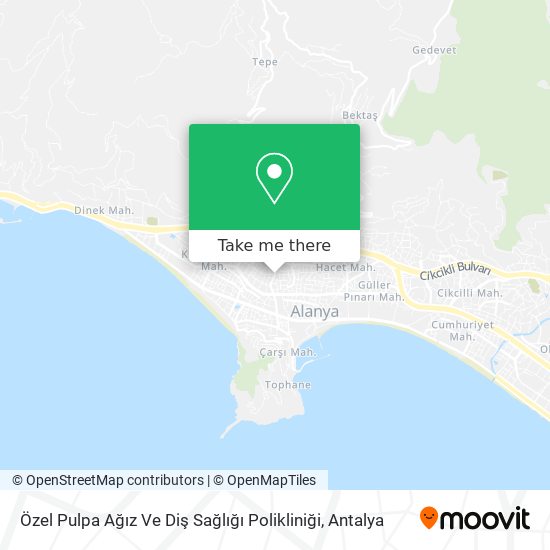 Özel Pulpa Ağız Ve Diş Sağlığı Polikliniği map