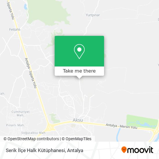 Serik İlçe Halk Kütüphanesi map
