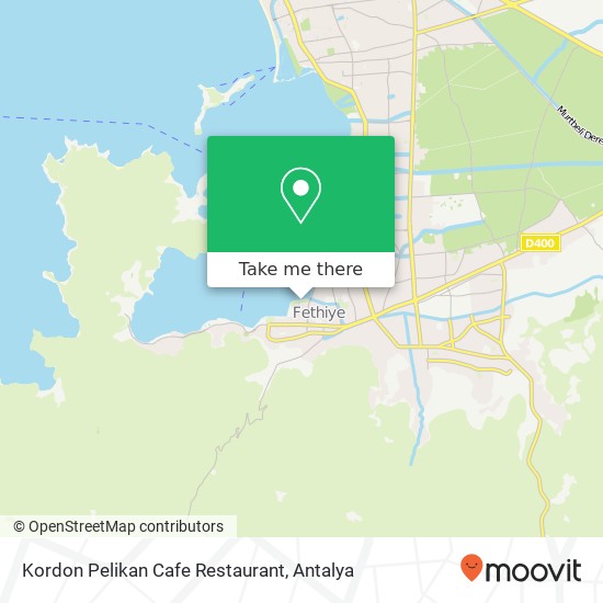 Kordon Pelikan Cafe Restaurant map