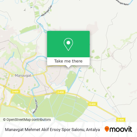 Manavgat Mehmet Akif Ersoy Spor Salonu map