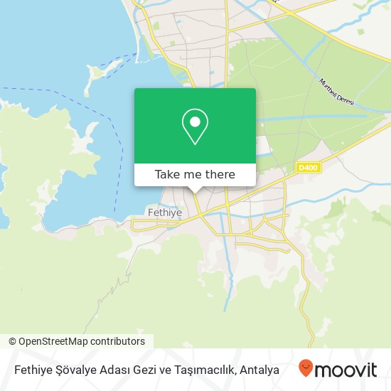 Fethiye Şövalye Adası Gezi ve Taşımacılık map