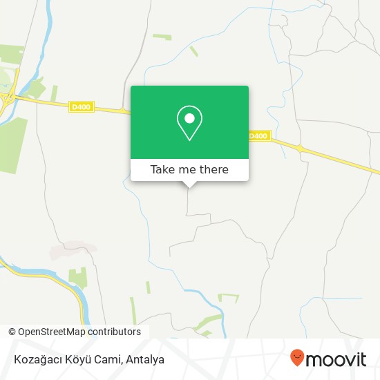 Kozağacı Köyü Cami map