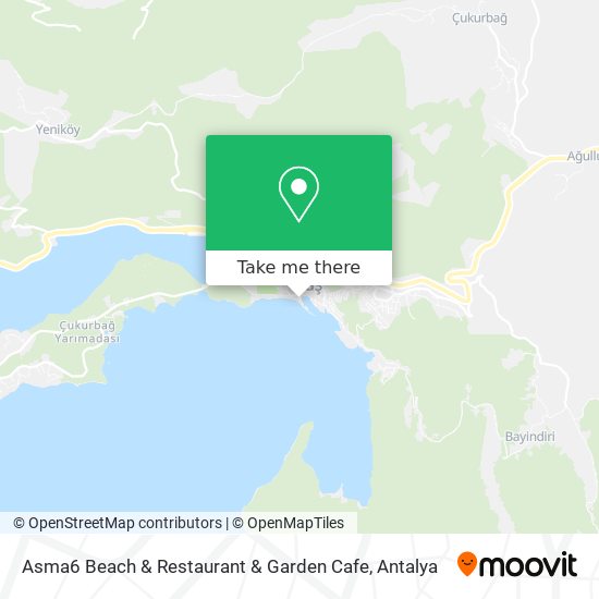 Asma6 Beach & Restaurant & Garden Cafe map