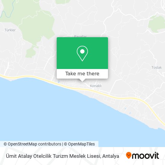 Ümit Atalay Otelcilik Turizm Meslek Lisesi map