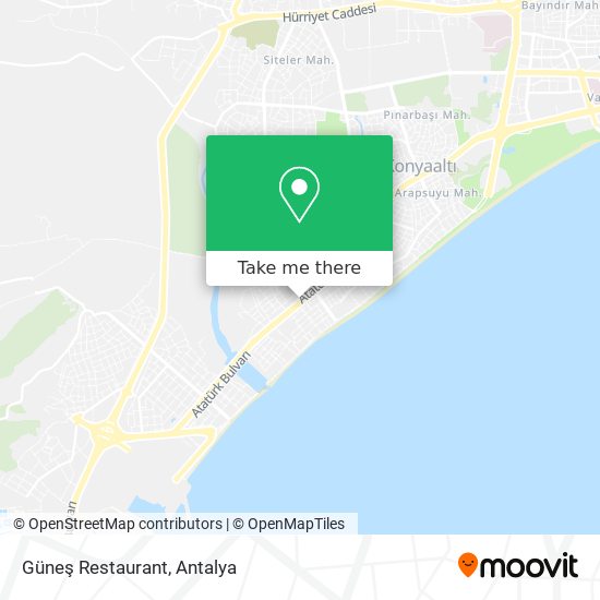 Güneş Restaurant map