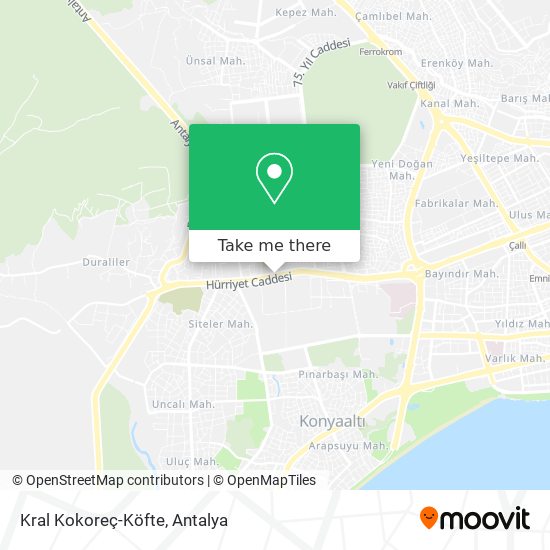 Kral Kokoreç-Köfte map