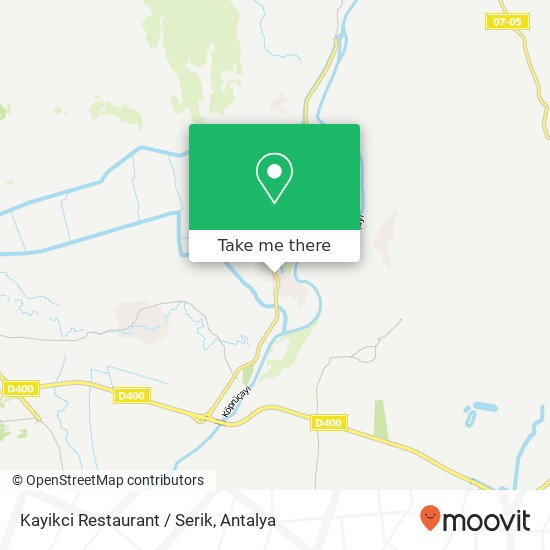 Kayikci Restaurant / Serik map