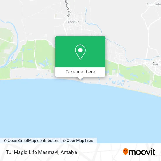 Tui Magic Life Masmavi map