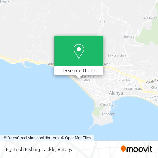 Egetech Fishing Tackle map