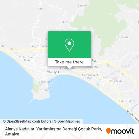 Alanya Kadınları Yardımlaşma Derneği Çocuk Parkı map