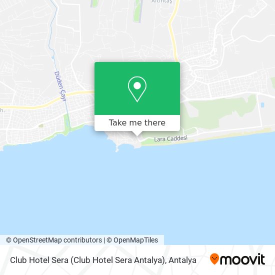 Club Hotel Sera map