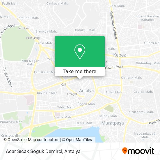 Acar Sıcak Soğuk Demirci map